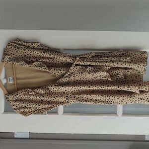 Sunday best leopard mini dress